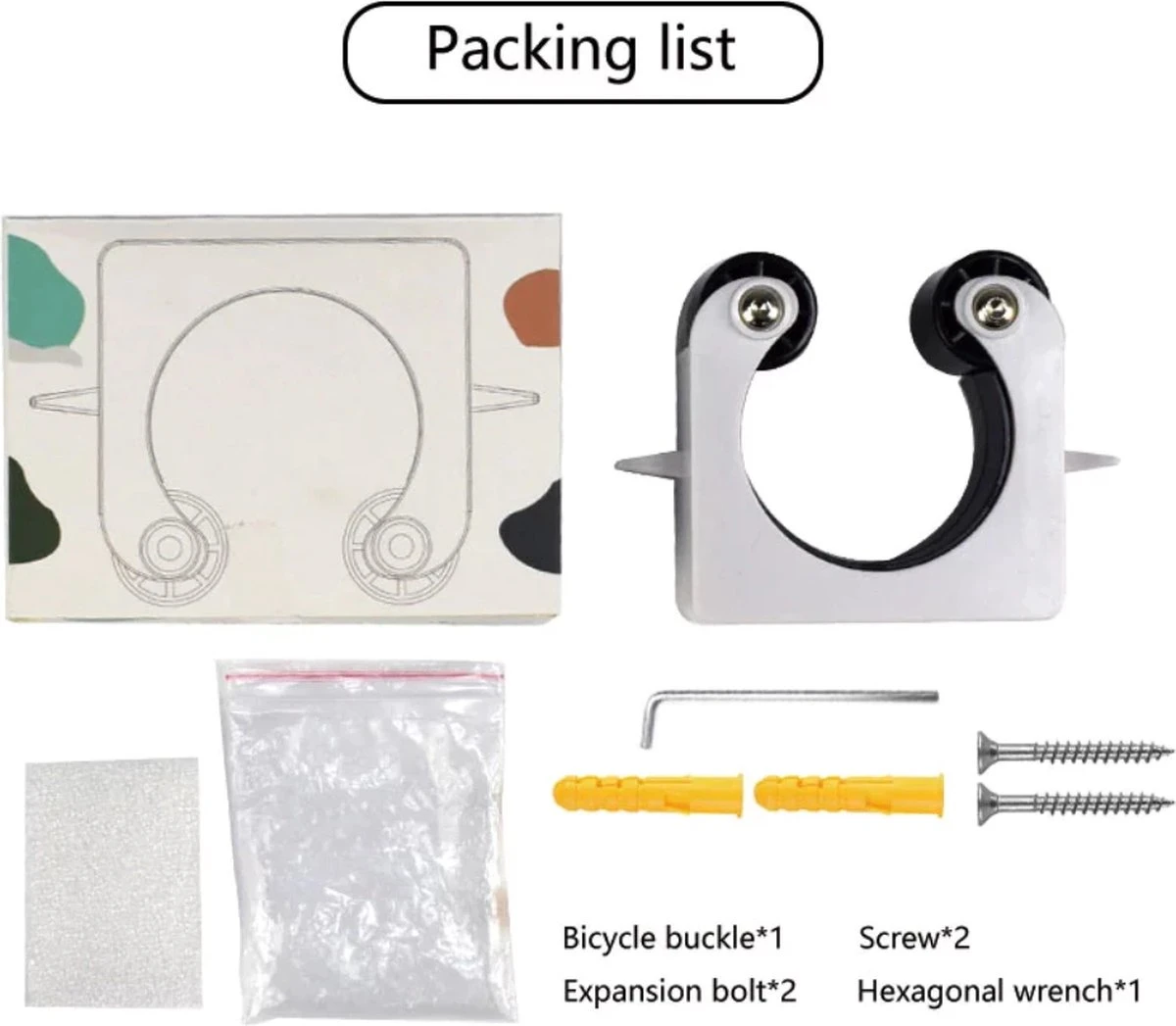 Racefiets Ophangsysteem - Fietshaak Muurbevestiging - Fiets Ophangbeugel - Bike Muurbeugel Fiets - Fietsenrek - Fietsbeugel 12 Racefiets Ophangsysteem - Fietshaak Muurbevestiging - Fiets Ophangbeugel - Bike Muurbeugel Fiets - Fietsenrek - Fietsbeugel - Afbeelding 12