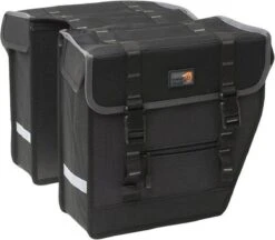 New Looxs Basic Superior Midi Dubbele Fietstas - 27 Liter - Zwart -Fietsen Kortingswinkel 1200x1049 1