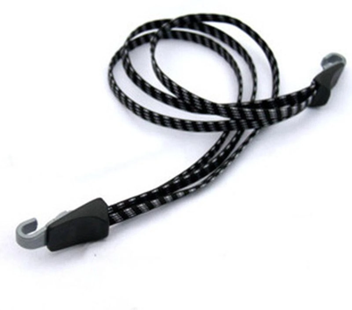 WiseGoods Snelbinders Fiets Met Haak Universeel - Bagagespin - Spinbinder - Bagagebinder - Fietsrekker - Spin - Zwart / Wit 5 WiseGoods Snelbinders Fiets Met Haak Universeel - Bagagespin - Spinbinder - Bagagebinder - Fietsrekker - Spin - Zwart / Wit - Afbeelding 5