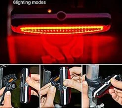 Merkloos LED Fiets Achterlicht USB Oplaadbare - Marktleider 110 Lumen Helderheid - IP65 Waterbestendig - Supersnel Installatie - Horizontaal Of Verticaal - Voor Zadel, Zadelpen Of Helm -Fietsen Kortingswinkel 1200x1059 2