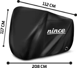 Nince Fietshoes Universeel Voor Alle Fietsen - Waterdicht 210D Oxford - Fiets Hoes Voor 2 Fietsen - Incl. Opbergzak - Zwart 8 Nince Fietshoes Universeel Voor Alle Fietsen - Waterdicht 210D Oxford - Fiets Hoes Voor 2 Fietsen - Incl. Opbergzak - Zwart -Fietsen Kortingswinkel 1200x1059 4