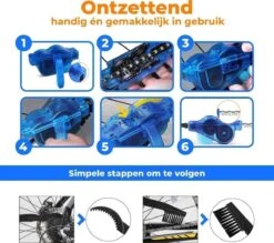 Merkloos Fietsketting Reiniger - Ketting Schoonmaken - Kettingborstel - Fiets Schoonmaak Set - Ontvetter Fiets - Kettingreiniger - Fietsketting Smeermiddel - Fiets Accessoires - Fietsgereedschap - Cadeau Voor Man -Vrouwen- Sinterklaas Cadeautjes -Fietsen Kortingswinkel 1200x1062