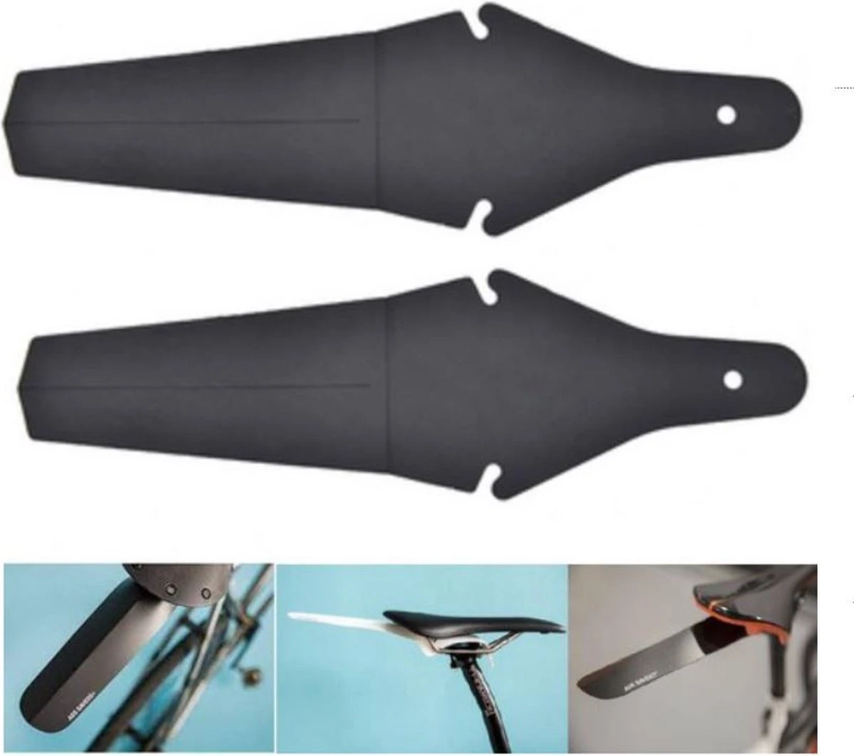 Merkloos Ass Saver Spatbord Mountainbike Of Racefiets Set Van 2 - Achterspatbord - Lichtgewicht (slechts 18 Gram) - Ass Saver Flexibel Opvouwbaar Voor Opberging In Achterzak 1 Merkloos Ass Saver Spatbord Mountainbike Of Racefiets Set Van 2 - Achterspatbord - Lichtgewicht (slechts 18 Gram) - Ass Saver Flexibel Opvouwbaar Voor Opberging In Achterzak