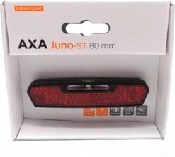 AXA Juno Battery - Fiets Achterlicht - LED Fietsverlichting Op Batterij - Auto Off Systeem - 80 Mm - Rood -Fietsen Kortingswinkel 1200x1072