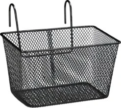 Relaxdays Fietsmand Stuur - Fietsmandje Met Haken - Fiets Mand Voorop - Klein - Metaal - Zwart 15 Relaxdays Fietsmand Stuur - Fietsmandje Met Haken - Fiets Mand Voorop - Klein - Metaal - Zwart -Fietsen Kortingswinkel 1200x1075 4