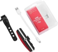 Merkloos LED Fiets Achterlicht USB Oplaadbare - Marktleider 110 Lumen Helderheid - IP65 Waterbestendig - Supersnel Installatie - Horizontaal Of Verticaal - Voor Zadel, Zadelpen Of Helm -Fietsen Kortingswinkel 1200x1077