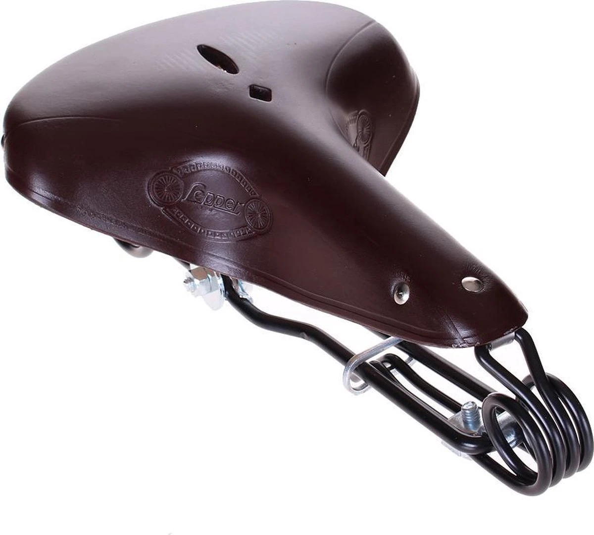 Lepper L-85 Hammock Fietszadel - Leer - Heren - Bruin 4 Lepper L-85 Hammock Fietszadel - Leer - Heren - Bruin - Afbeelding 4