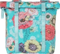 Basil Bloom Field Dubbele Fietstas - 28-35 Liter - Blauw -Fietsen Kortingswinkel 1200x1082 1