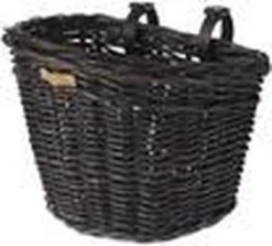 Basil Noir Fietsmand L - Voor - Rotan - Zwart Melee - Large -Fietsen Kortingswinkel 1200x1084 5