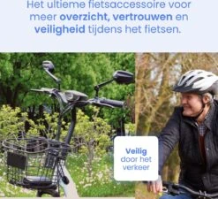 Merkloos Fietsspiegel - Set Van 2 - EBike Fiets Spiegel - Verstelbaar - Achteruitkijkspiegel Fiets - Links En Rechts - Extra Voordelig -Fietsen Kortingswinkel 1200x1091 7