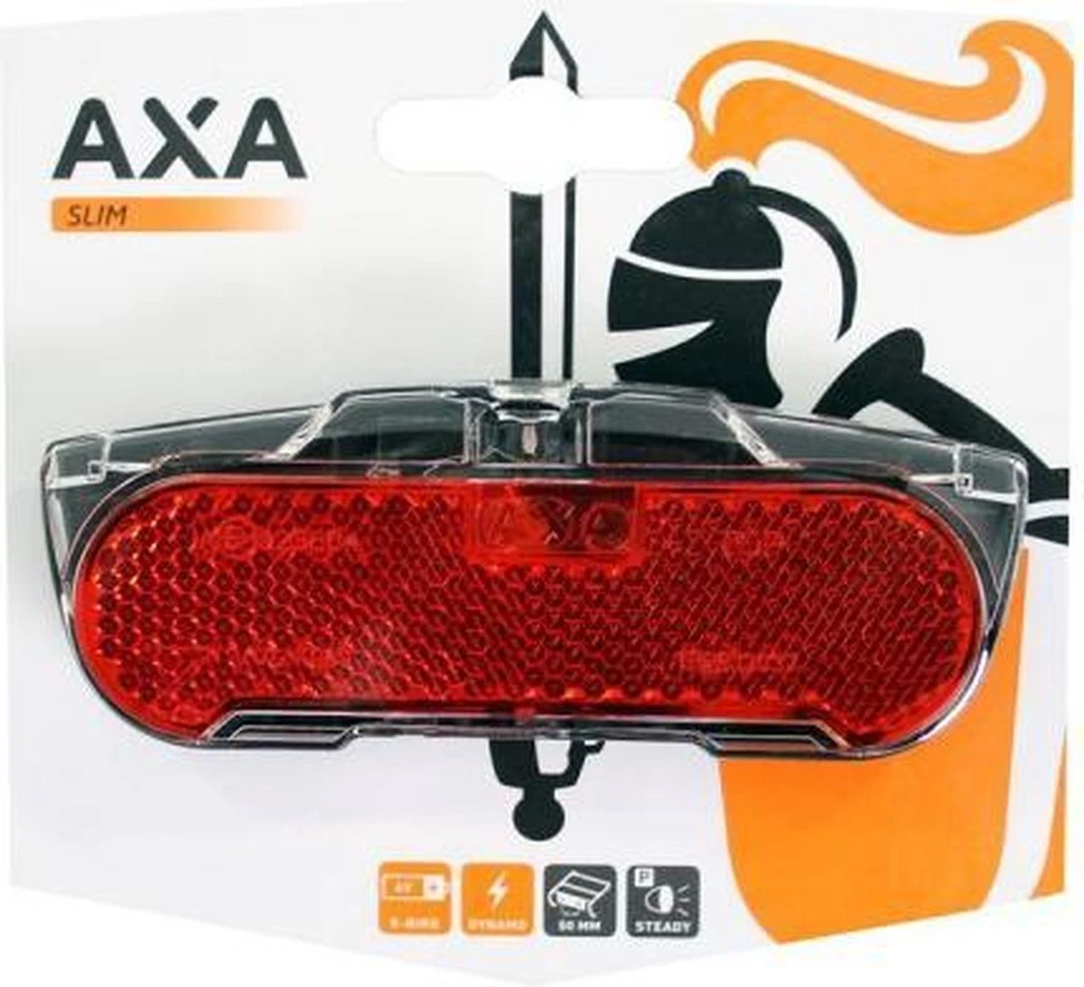 AXA Slim Steady – Fiets Achterlicht - LED Fietsverlichting - 50 Mm - Rood 5 AXA Slim Steady – Fiets Achterlicht - LED Fietsverlichting - 50 Mm - Rood - Afbeelding 5
