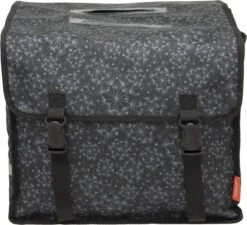 New Looxs Dubbele Fietstas Cameo Double Bag 30 Liter 37 X 12.5 X 33 Cm (2x) - Tara Black