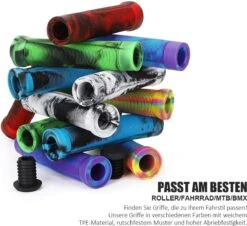 Suotu Stuntstep Handvatten - Grips - Universal - Ergonomic Mountain Step Grip Set - Handvatovertrek Voor Fietsgrepen -Fietsen Kortingswinkel 1200x1099 3