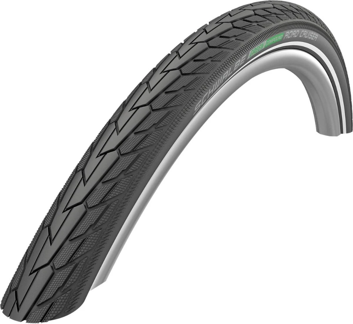 Schwalbe Buitenband - Road Cruiser - 26 Inch X 1.75 - Zwart Reflecterend 1 Schwalbe Buitenband - Road Cruiser - 26 Inch X 1.75 - Zwart Reflecterend