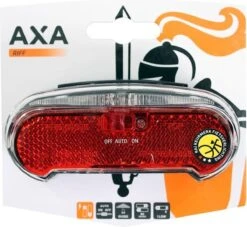 AXA Riff Battery - Fiets Achterlicht - LED Fietsverlichting Op Batterij - Auto On/off Systeem - 50-80 Mm - Rood -Fietsen Kortingswinkel 1200x1102