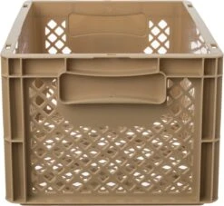 Fastrider Fietskrat Medium - Beige - 22L -Fietsen Kortingswinkel 1200x1105 1