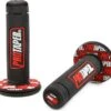 Handvatten ProTaper - Zwart/Rood - Scooter & Motor Accessoires - Universeel - Piaggio & Vespa & Motor Handvaten