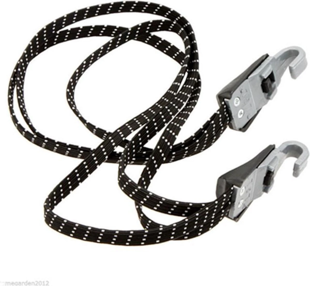 WiseGoods Snelbinders Fiets Met Haak Universeel - Bagagespin - Spinbinder - Bagagebinder - Fietsrekker - Spin - Zwart / Wit 3 WiseGoods Snelbinders Fiets Met Haak Universeel - Bagagespin - Spinbinder - Bagagebinder - Fietsrekker - Spin - Zwart / Wit - Afbeelding 3