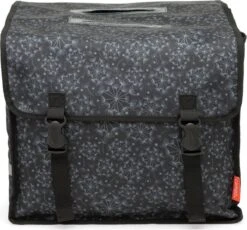 New Looxs Dubbele Fietstas Cameo Double Bag 30 Liter 37 X 12.5 X 33 Cm (2x) - Tara Black -Fietsen Kortingswinkel 1200x1117 2