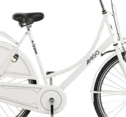 Amigo Eclypse Transportfiets 28 Inch - Omafiets Met Voordrager - Wit -Fietsen Kortingswinkel 1200x1117 5