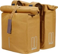 Basil City Dubbele Fietstas - Camel Bruin - 32 Liter -Fietsen Kortingswinkel 1200x1123