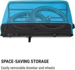 Klarfit Cargo Bull Aanhangwagen - Bagagefietskar - Fietsaanhanger - 50 Liter Laadruimte - 16" Luchtbanden - Voor Max. 40 Kg Lading -Fietsen Kortingswinkel 1200x1125 5