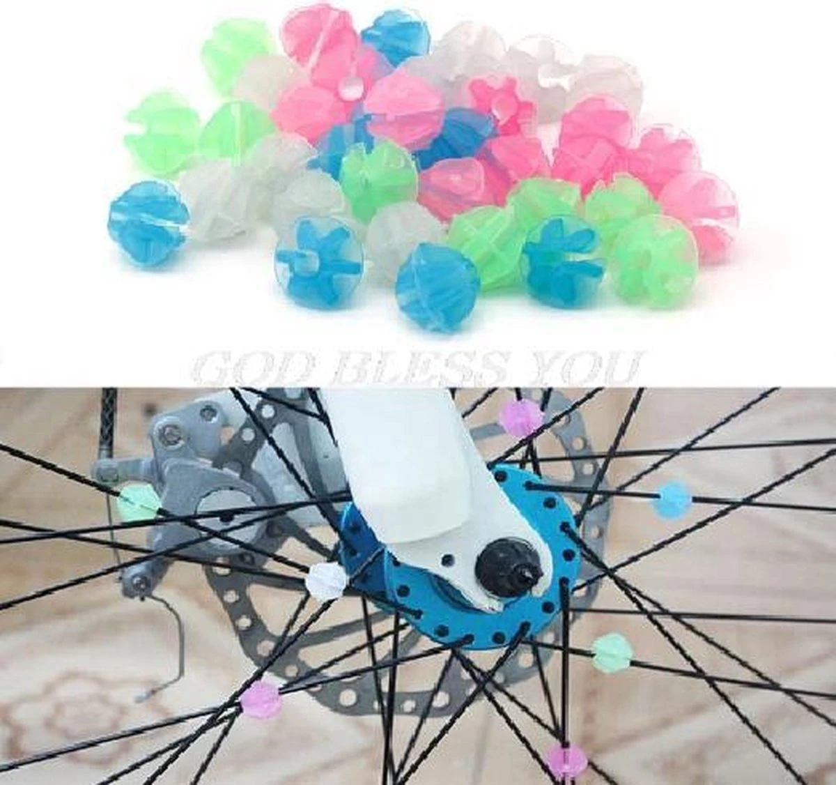 Merkloos Fiets Spaakkralen 72 Stuks - Glow In The Dark - Spaakkralen - - Fietskraal Kinderfiets -spaakkralen Voor Een Kinderfiets- Spaakkralen Kinderen- Fietskralen -fietskralen Kind -spaakkraal Kinderen - Gekleurde Spaak Kralen- 2 Merkloos Fiets Spaakkralen 72 Stuks - Glow In The Dark - Spaakkralen - - Fietskraal Kinderfiets -spaakkralen Voor Een Kinderfiets- Spaakkralen Kinderen- Fietskralen -fietskralen Kind -spaakkraal Kinderen - Gekleurde Spaak Kralen- - Afbeelding 2