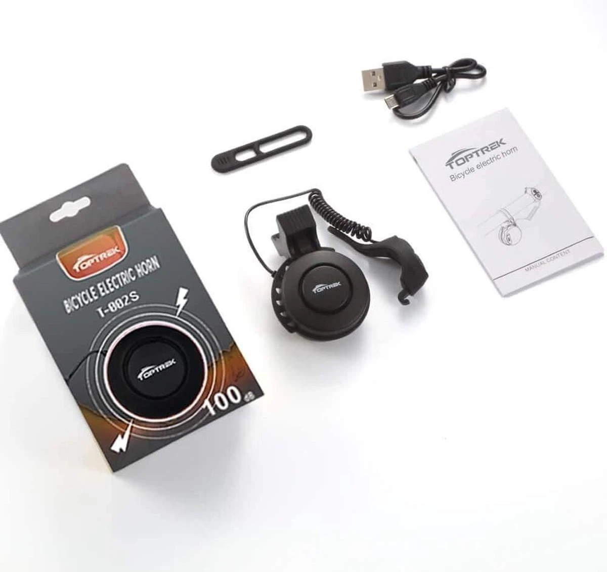 Merkloos Elektrische Fietsbel Mirage T-002 - USB Oplaadbaar - 80 ~ 90dB 10 Merkloos Elektrische Fietsbel Mirage T-002 - USB Oplaadbaar - 80 ~ 90dB - Afbeelding 10