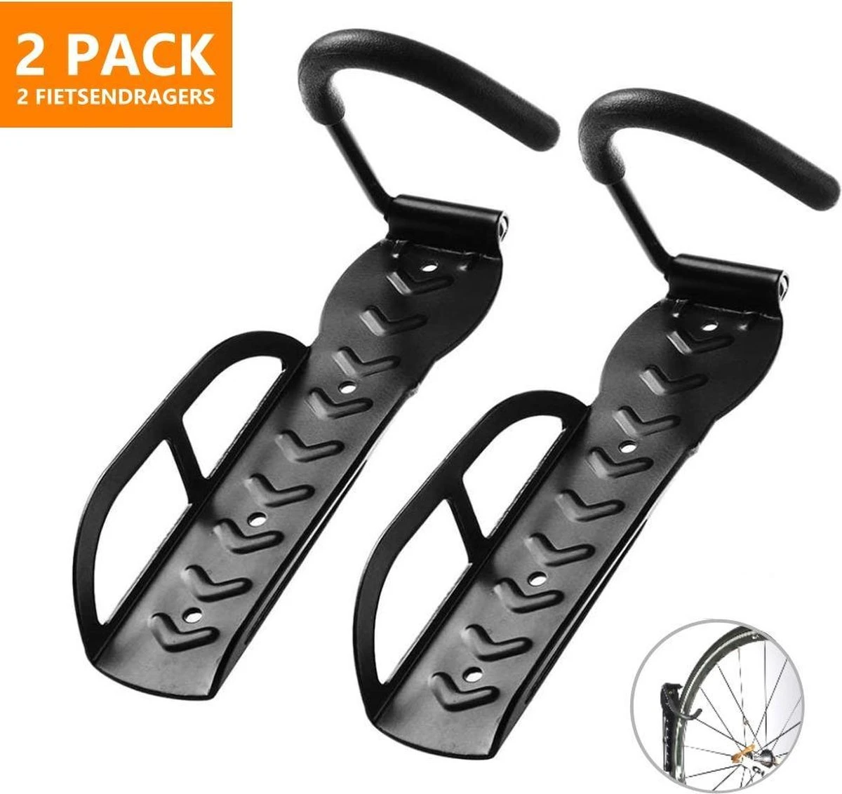 Merkloos Fiets Ophangsysteem 2x | Fietshaak | Muurbeugel | Ophangbeugel | Fietsbeugel | Fietsenrek 1 Merkloos Fiets Ophangsysteem 2x | Fietshaak | Muurbeugel | Ophangbeugel | Fietsbeugel | Fietsenrek