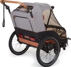 Bobike 2-in-1 Fietskar En Wandelwagen - Zwart/bruin -Fietsen Kortingswinkel 1200x1135 5