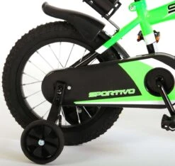 Volare Sportivo Kinderfiets - Jongens - 18 Inch - Neon Groen Zwart - 95% Afgemonteerd -Fietsen Kortingswinkel 1200x1137 4
