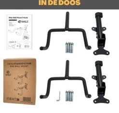 W&Z WallMount Fietsdrager - Ophangbeugel - Muurbeugel Fiets - Fietsbeugel - Opbergbeugel - Ophangsysteem - 2 Stuks 14 W&Z WallMount Fietsdrager - Ophangbeugel - Muurbeugel Fiets - Fietsbeugel - Opbergbeugel - Ophangsysteem - 2 Stuks -Fietsen Kortingswinkel 1200x1138 1