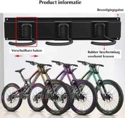 SODEAL Fiets Ophangsysteem - Fietshaak - Fiets Ophangbeugel - Muurbeugel Fiets - Fietsenrek - Fietsbeugel - Mountainbike -Fietsen Kortingswinkel 1200x1142 1