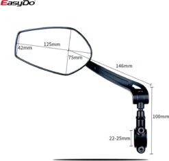 EasyDo Fietsspiegel Ebike Incl Grote Kijkhoek - Achteruitkijkspiegel - Links - 360º Verstelbaar - Multifunctioneel - Incl Inbussleutel 16 EasyDo Fietsspiegel Ebike Incl Grote Kijkhoek - Achteruitkijkspiegel - Links - 360º Verstelbaar - Multifunctioneel - Incl Inbussleutel -Fietsen Kortingswinkel 1200x1143 11