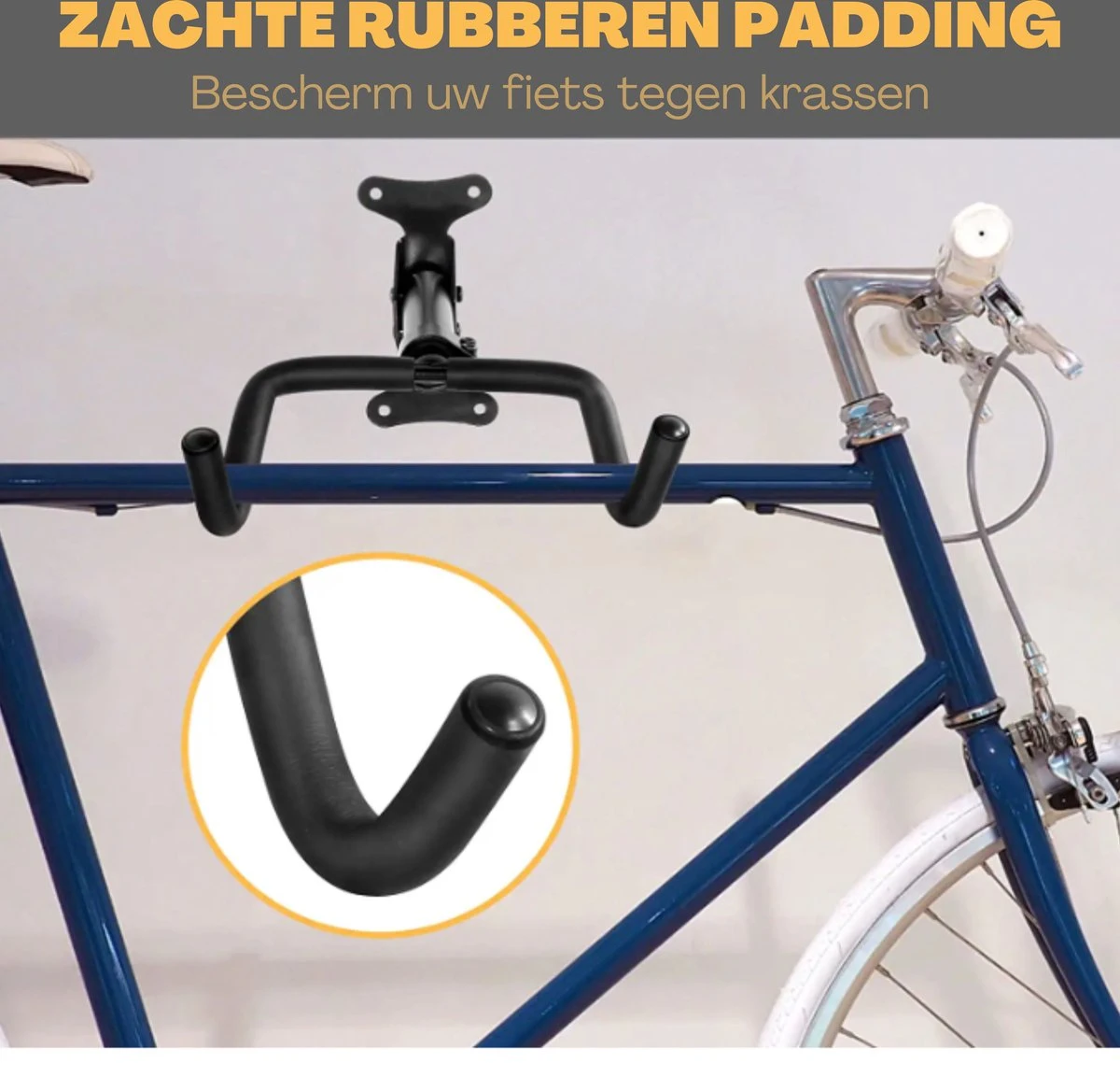 W&Z WallMount Fietsdrager - Ophangbeugel - Muurbeugel Fiets - Fietsbeugel - Opbergbeugel - Ophangsysteem - 2 Stuks 9 W&Z WallMount Fietsdrager - Ophangbeugel - Muurbeugel Fiets - Fietsbeugel - Opbergbeugel - Ophangsysteem - 2 Stuks - Afbeelding 9