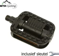 Fiets Pedalen Inclusief Bevestiging Gereedschap - Anti Slip - Trappers Voor Fiets Met Reflector - 14.2mm Schroefdraad - 9/16 Inch -Zwart -Fietsen Kortingswinkel 1200x1155 12
