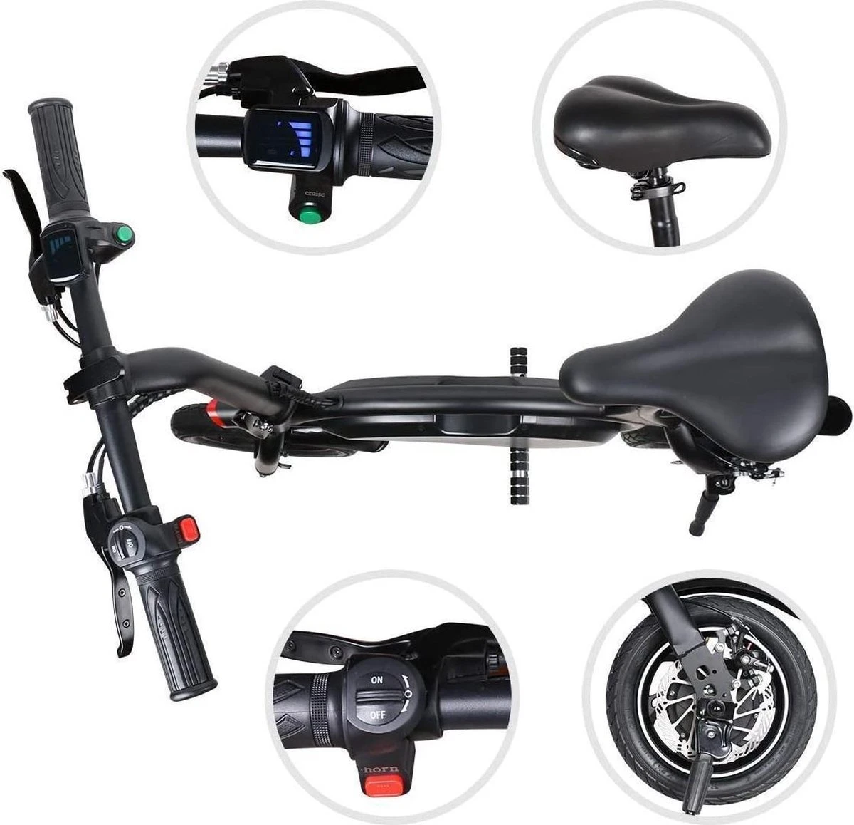 Windgoo B3 | Elektrische Mini-scooter | Opvouwbaar 9 Windgoo B3 | Elektrische Mini-scooter | Opvouwbaar - Afbeelding 9