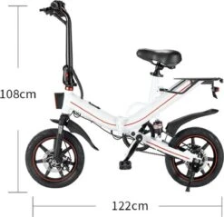 OUXI - V5 - 16 Inch - Elektrische Fiets - E Bike - Elektrische Vouwfiets - APP IOS/ Android - 500W Motor - 15Ah Lithuim Ion Batterij - Zwart -Fietsen Kortingswinkel 1200x1160 7