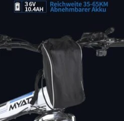 Myatu E-Bike 26-inch E-bike Voor Vrouwen En Mannen, Mountainbike Elektrische Fiets Met 36V 10.4AH Accu En Shimano 21 Versnellingen, 21 Versnellingen, Derailleur, 250 W-Zwart En Blauw 10 Myatu E-Bike 26-inch E-bike Voor Vrouwen En Mannen, Mountainbike Elektrische Fiets Met 36V 10.4AH Accu En Shimano 21 Versnellingen, 21 Versnellingen, Derailleur, 250 W-Zwart En Blauw -Fietsen Kortingswinkel 1200x1164 9