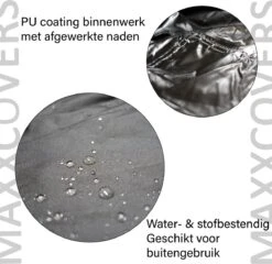 Merkloos Bakfiets Hoes - Waterdicht - CargoBike - Dolly - Cargo 2 Wieler Fietshoes - A-Kwaliteit - Zwart -Fietsen Kortingswinkel 1200x1165 1