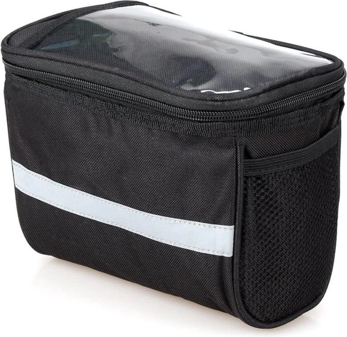 Fietstas Stuur Stuurtas Voor Fiets Met Smartphone- Of Kaarthouder - Zwart 1 Fietstas Stuur Stuurtas Voor Fiets Met Smartphone- Of Kaarthouder - Zwart