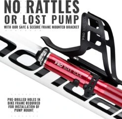 PRO BIKE TOOL Mini Luchtpomp Fiets, Fietspomp Voor Alle Ventielen (Presta & Schrader), Hoge Druk Tot 6,9 Bar / 100 PSI, Betrouwbare, Compacte & Lichtgewicht Framepomp, Pomp Voor Racefiets & Mountainbike. 9 PRO BIKE TOOL Mini Luchtpomp Fiets, Fietspomp Voor Alle Ventielen (Presta & Schrader), Hoge Druk Tot 6,9 Bar / 100 PSI, Betrouwbare, Compacte & Lichtgewicht Framepomp, Pomp Voor Racefiets & Mountainbike. -Fietsen Kortingswinkel 1200x1174 3
