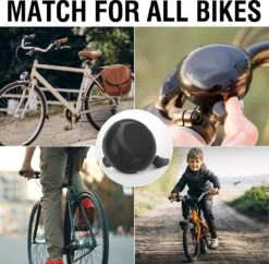 Fietsbel Zwart 5.5 Cm Stalen Fietsbel - Universele Fietsbel Zwart Hoorbare Klank. -Fietsen Kortingswinkel 1200x1178 15