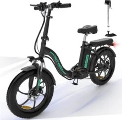HITWAY E-bike Elektrische Fiets 20" Vouwfiets Met Dikke Banden, 250W/36V/11,2Ah Accu, 35-90 Km, Offroad-mountainbike Met Shimano 7 Versnellingen, CityBike Voor Heren En Dames 13 HITWAY E-bike Elektrische Fiets 20" Vouwfiets Met Dikke Banden, 250W/36V/11,2Ah Accu, 35-90 Km, Offroad-mountainbike Met Shimano 7 Versnellingen, CityBike Voor Heren En Dames -Fietsen Kortingswinkel 1200x1178 7