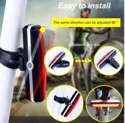 Merkloos LED Fiets Achterlicht USB Oplaadbare - Marktleider 110 Lumen Helderheid - IP65 Waterbestendig - Supersnel Installatie - Horizontaal Of Verticaal - Voor Zadel, Zadelpen Of Helm -Fietsen Kortingswinkel 1200x1180 1