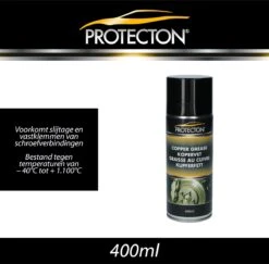 Protecton Kopervet Spray 400ml | Kopervet Spuitbus -Fietsen Kortingswinkel 1200x1181