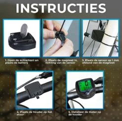 Kilometerteller Fiets - Waterdicht En Bedraad - Snelheidsmeter - Fietscomputer - Fiets Accessoires - Mountainbike Accesoires -Fietsen Kortingswinkel 1200x1187 1