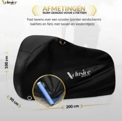 Xclusive-lifestyle® Fietshoes XXL - Universeel - 1 Of 2 Fietsen - Ultra Oxford 420D Zeer Sterk En Extra Dik - Bakfietshoes - Fietscover - Waterdichte PU Coating - Met Opbergtas En Zadelhoes 22 Xclusive-lifestyle® Fietshoes XXL - Universeel - 1 Of 2 Fietsen - Ultra Oxford 420D Zeer Sterk En Extra Dik - Bakfietshoes - Fietscover - Waterdichte PU Coating - Met Opbergtas En Zadelhoes -Fietsen Kortingswinkel 1200x1188 2