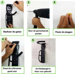 Merkloos Fiets Ophangsysteem -fietshaak- Muurbeugel Fiets- Ophangbeugel Fiets-Fietsbeugel Muur- Geschikt Voor Mountainbikes En Racefietsen- Max 30 Kg- Incl. Montagemateriaal Met Potlood- Geschikt Voor Stevige/gladde Muur 16 Merkloos Fiets Ophangsysteem -fietshaak- Muurbeugel Fiets- Ophangbeugel Fiets-Fietsbeugel Muur- Geschikt Voor Mountainbikes En Racefietsen- Max 30 Kg- Incl. Montagemateriaal Met Potlood- Geschikt Voor Stevige/gladde Muur -Fietsen Kortingswinkel 1200x1192 6