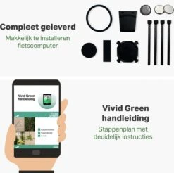 Vivid Green Draadloze Fietscomputer Snelheidsmeter - Mountainbike - Kilometerteller - Fiets Accessoires - Racefiets - Draadloos -Fietsen Kortingswinkel 1200x1193 1